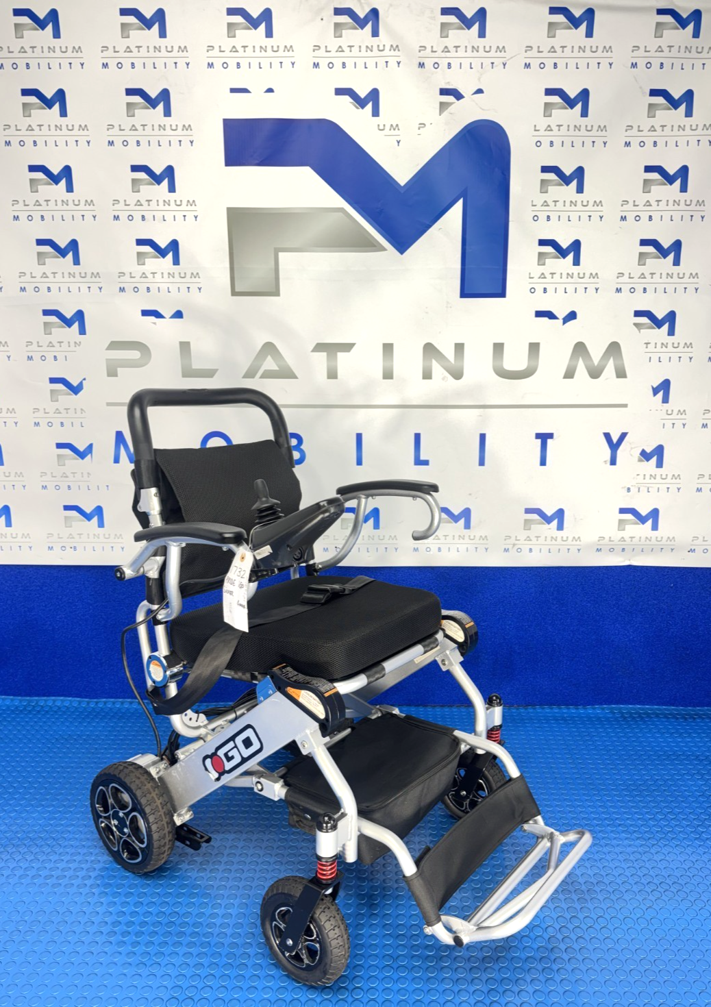 Pride iGo Plus Folding Powerchair 4Mph – Lightweight Electric Wheelchair 1732