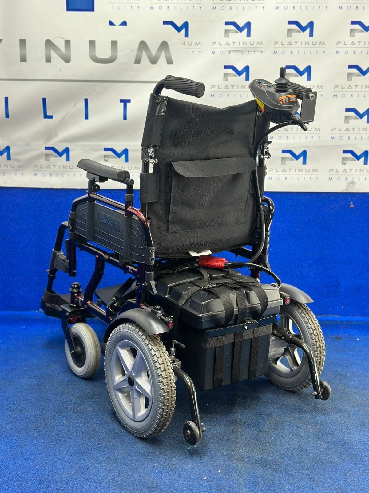 ROMA SIROCCO 4MPH ATTENDANT CONTROLED ELECTRIC WHEELCHAIR POWERCHAIR 1228