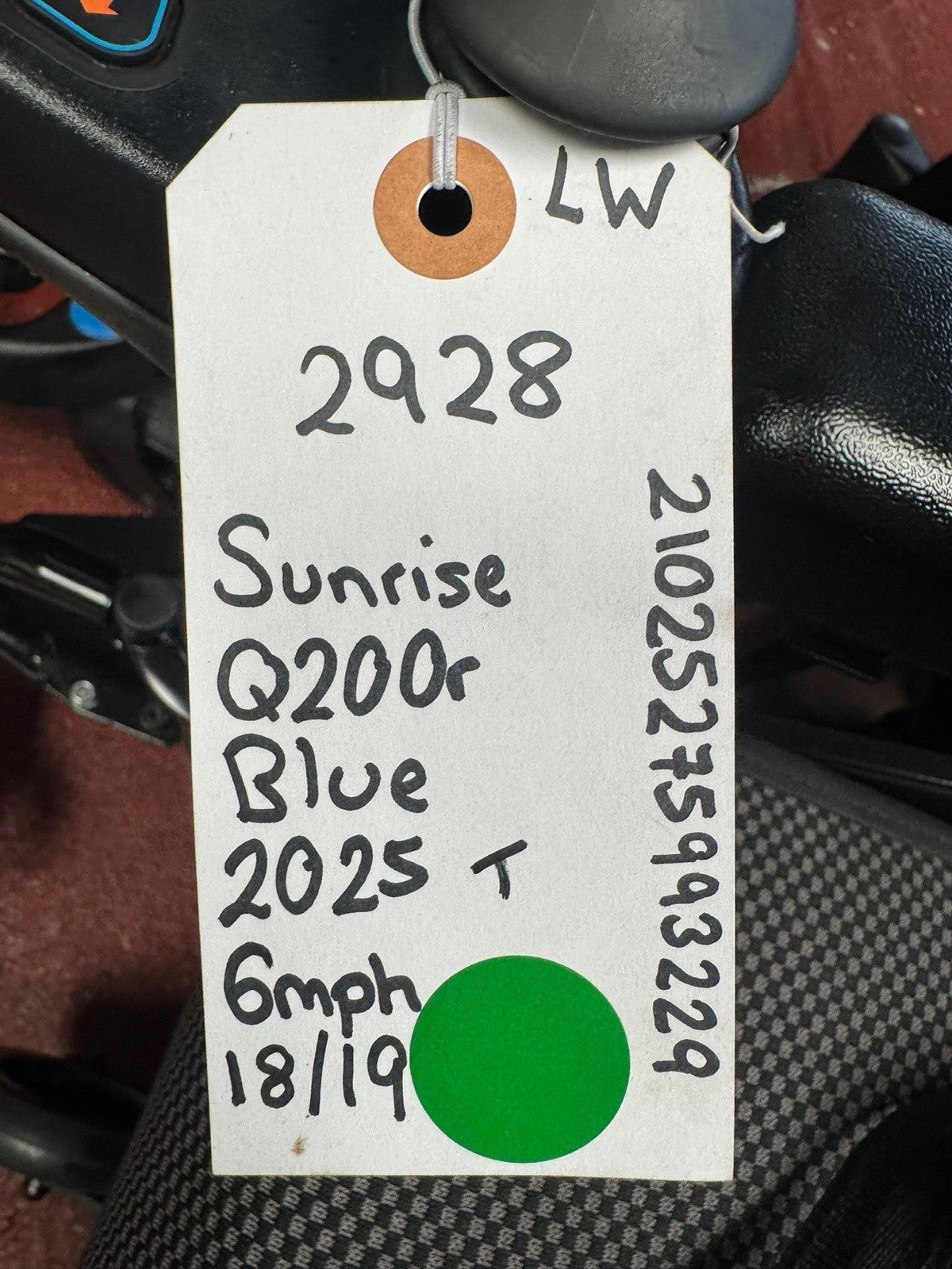 2025 SUNRISE Q200R RWD 6MPH ELECTRIC TILT WHEELCHAIR MOBILITY POWERCHAIR 2928