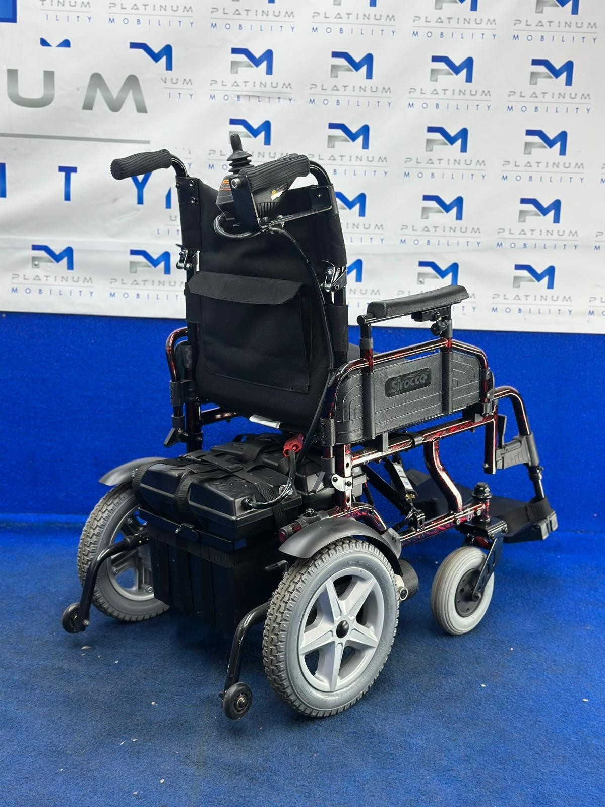 ROMA SIROCCO 4MPH ATTENDANT CONTROLED ELECTRIC WHEELCHAIR POWERCHAIR 1228