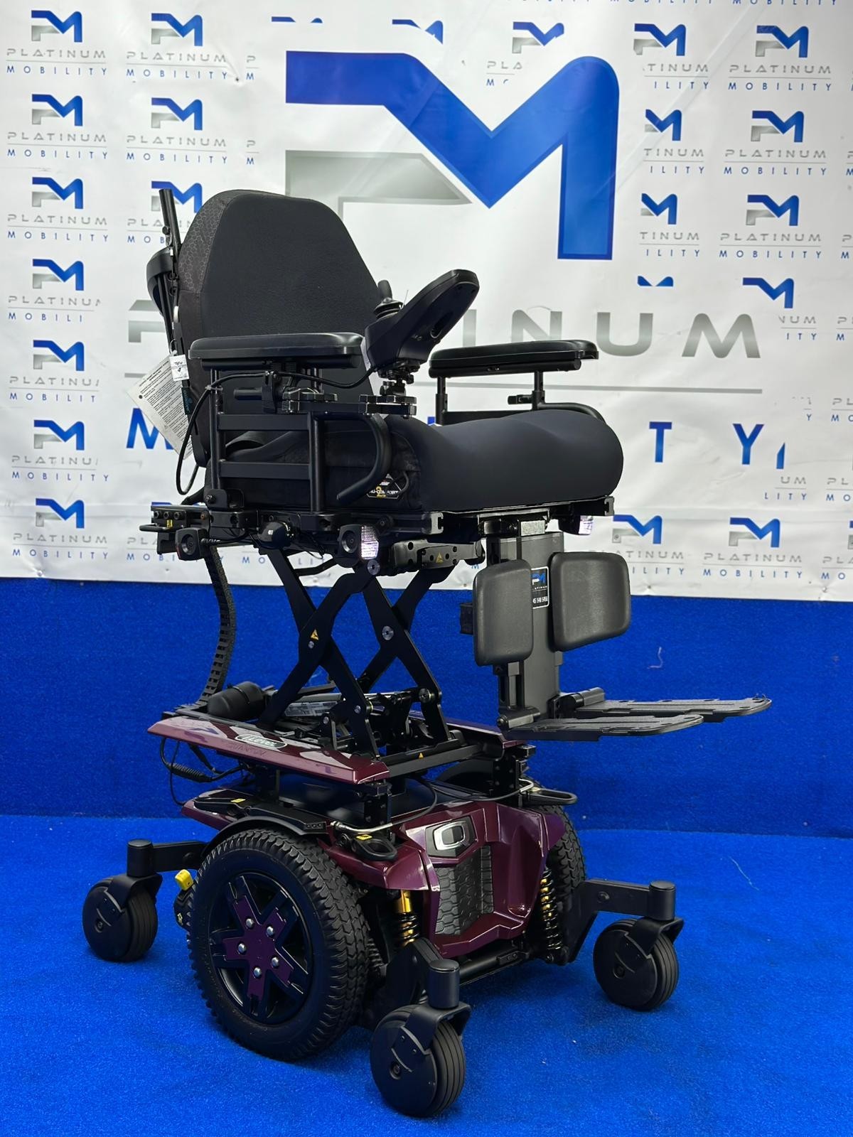 PRIDE QUANTUM EDGE 3 6 MPH ELECTRIC POWER WHEELCHAIR POWERCHAIR 1601