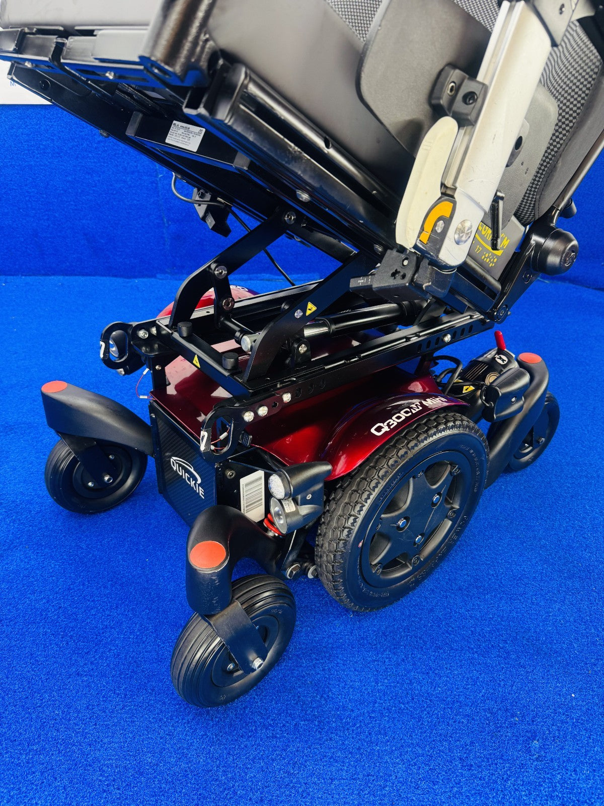 SUNRISE QUICKIE Q300 MINI 4MPH ELECTRIC WHEELCHAIR MOBILITY POWERCHAIR 1491