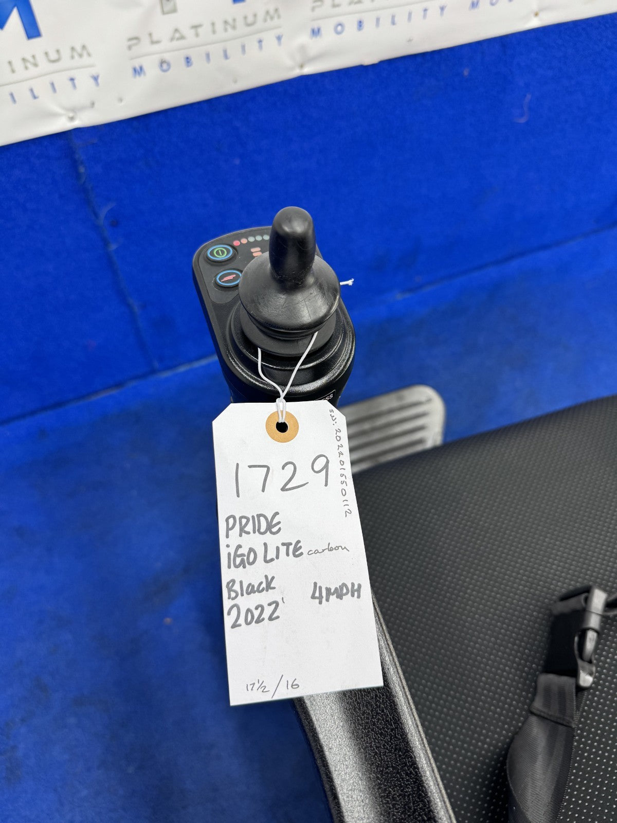 Pride I Go Lite Carbon Fibre Lightweight Portable Powerchair 18kg 4mph 1729