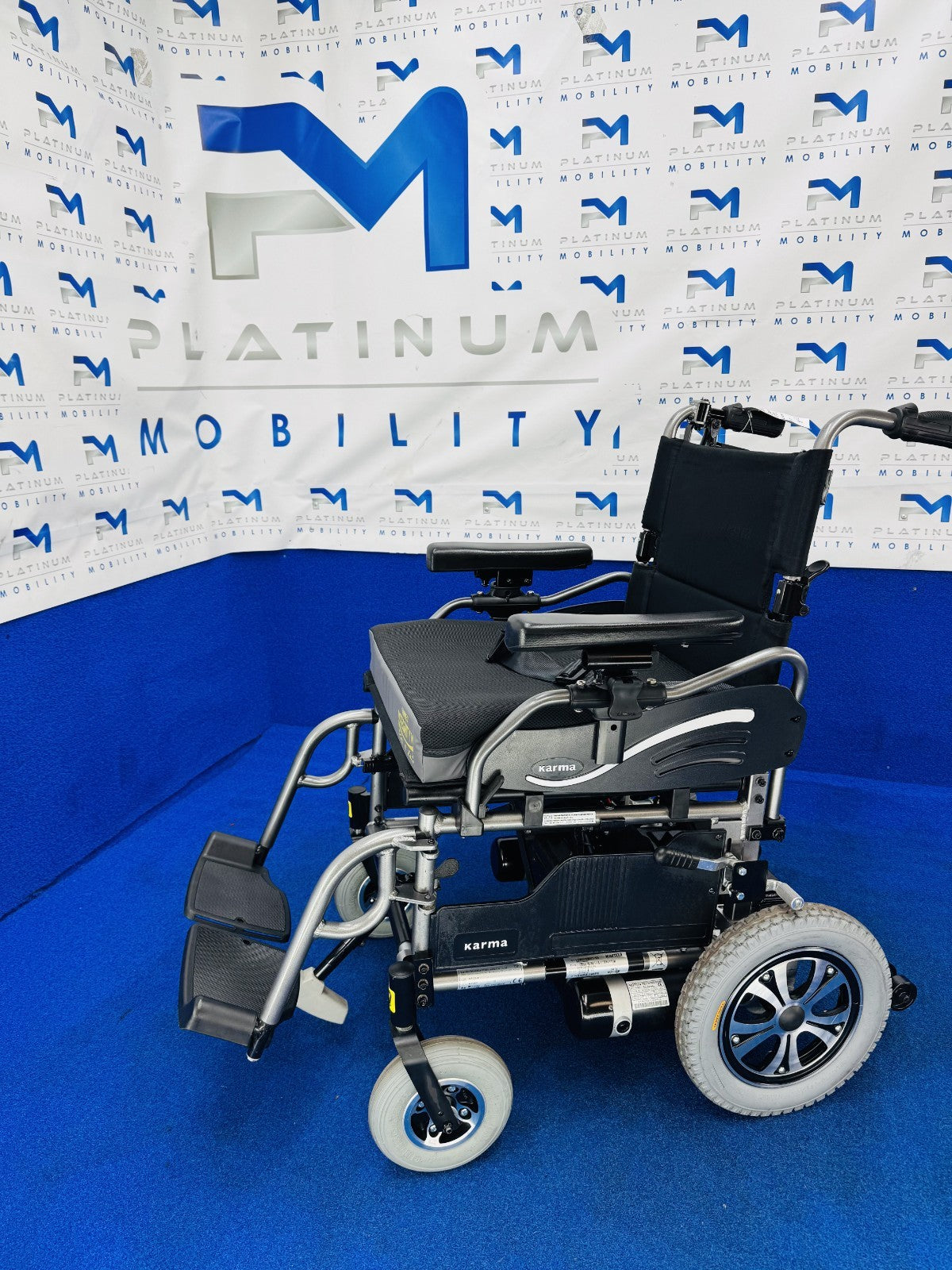 Karma Falcon KP-25 Powerchair – Attendant 4mph Lightweight Wheelchair (1305)