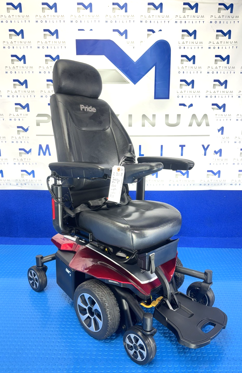 Pride Jazzy Air 2.0 PowerChair 4 Mph With Electric Seat Lift 2318