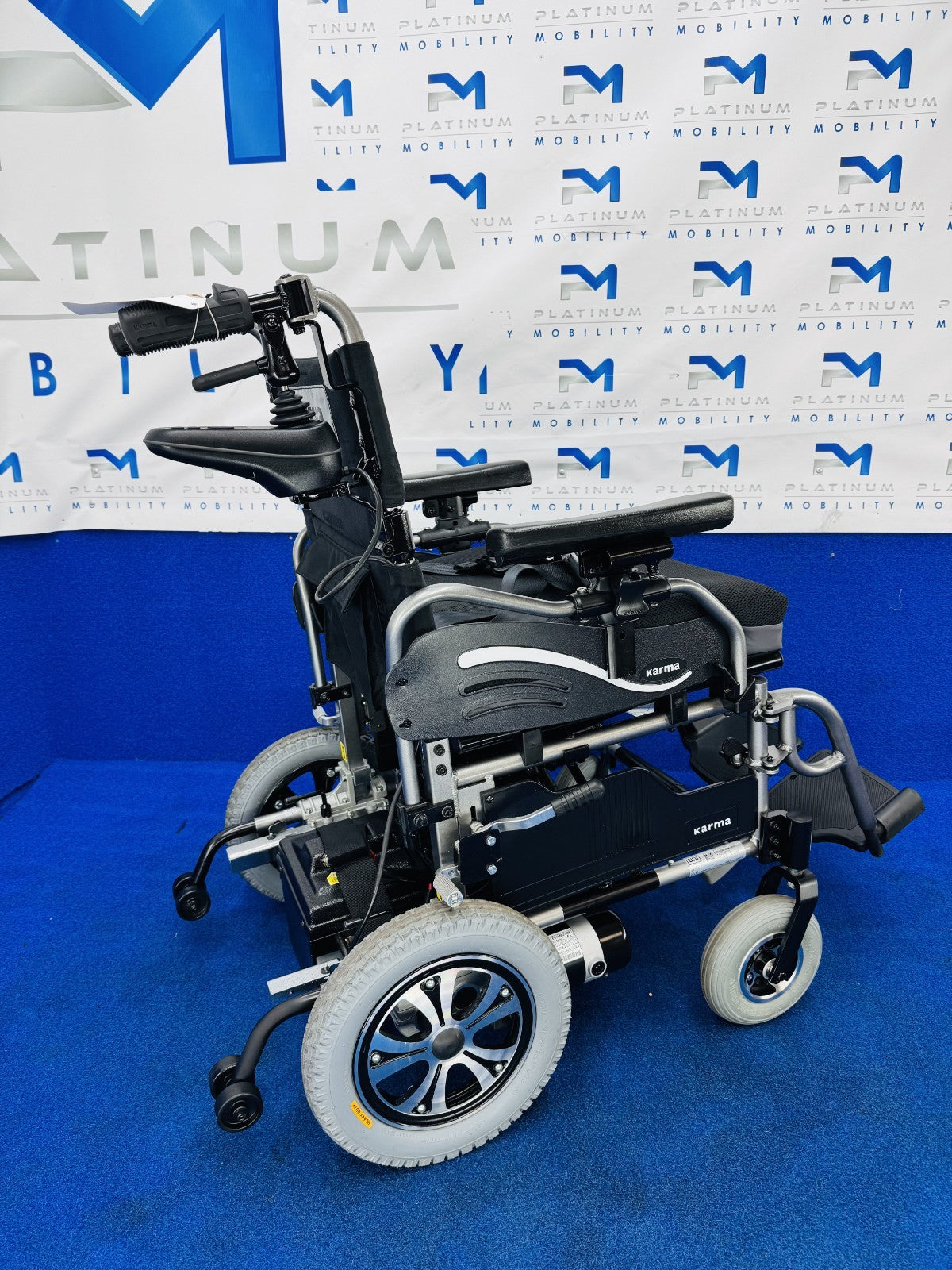 Karma Falcon KP-25 Powerchair – Attendant 4mph Lightweight Wheelchair (1305)