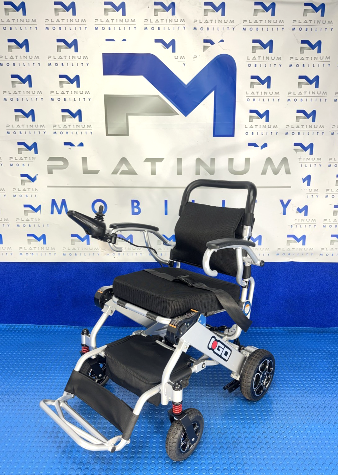Pride iGo Plus Folding Powerchair 4Mph – Lightweight Electric Wheelchair 1732