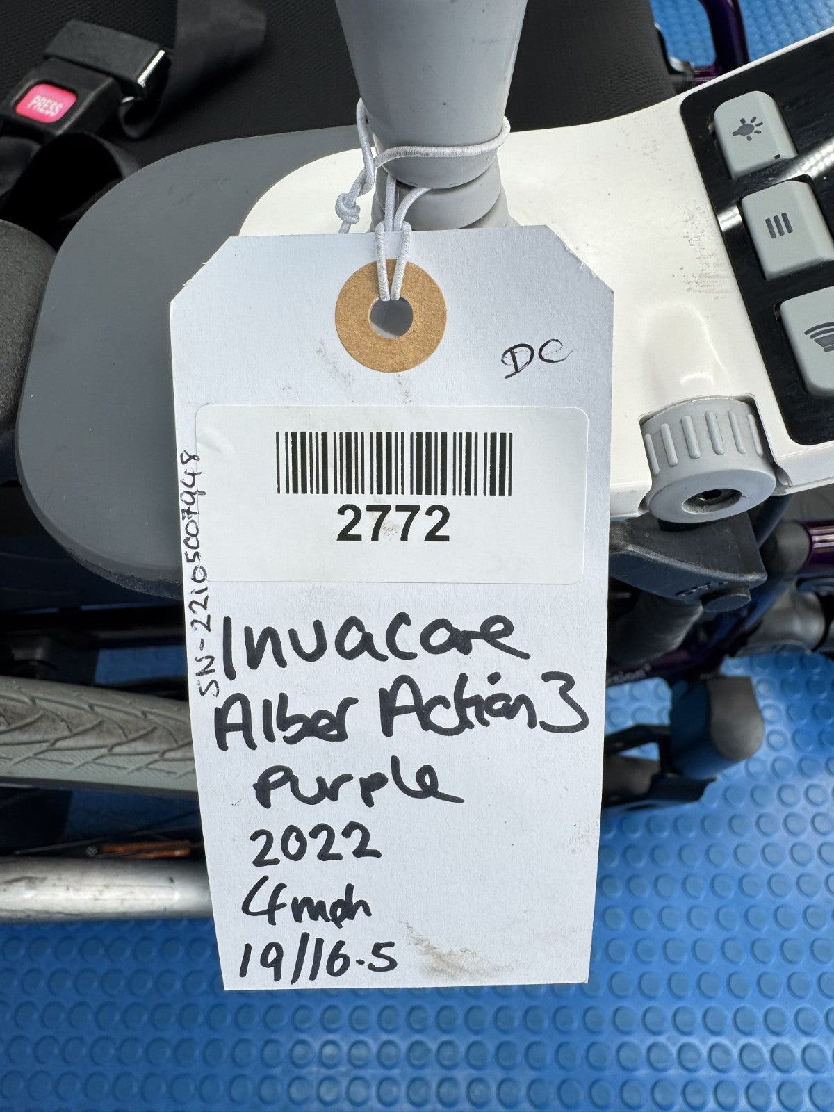 Invacare Action Alber E-Fix Motion 4MPH Powerchair Electric Wheelchair 2772