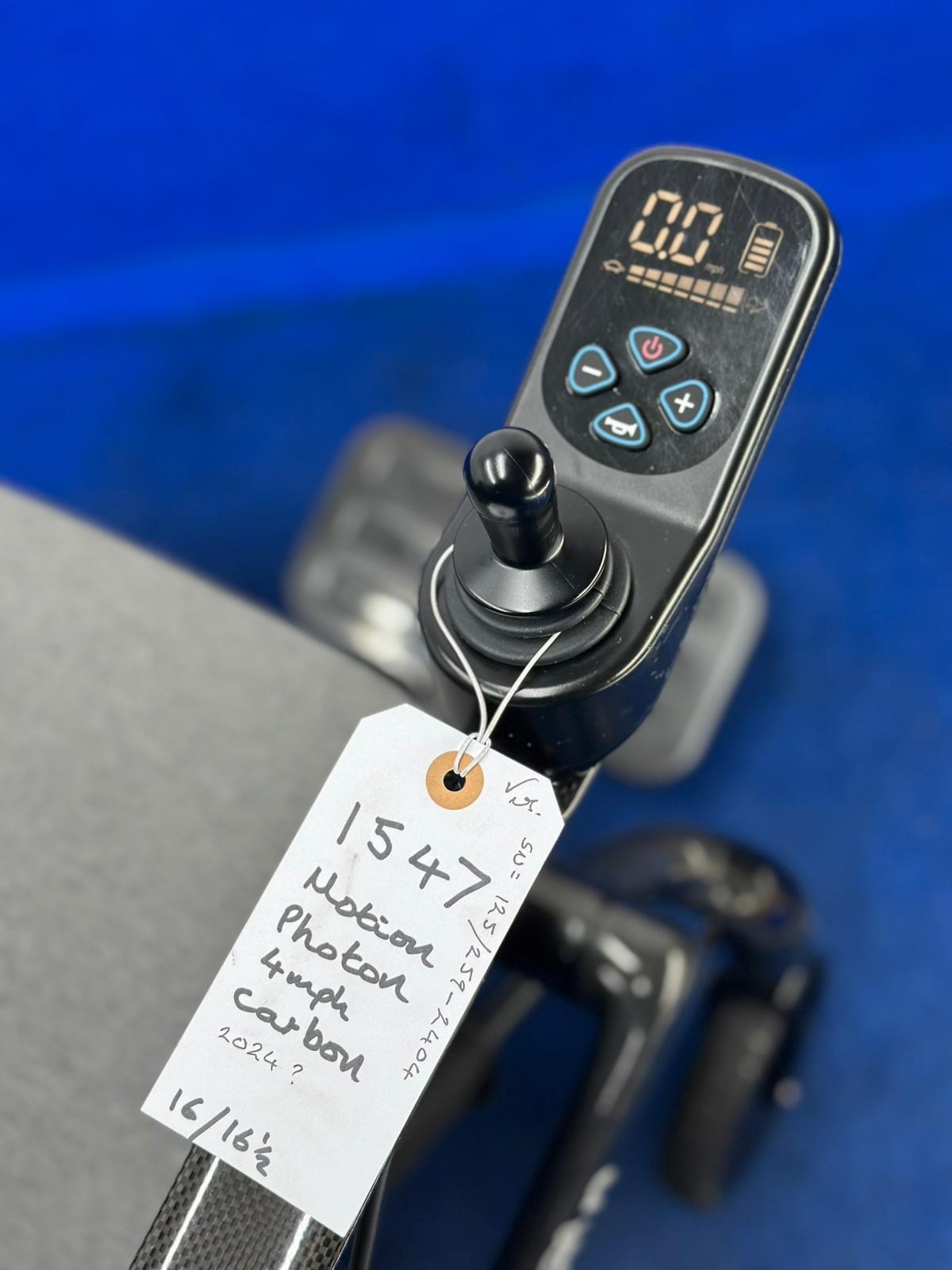 Carbon Fibre Ultra Lightweight Powerchair 15.8kg. Motion Photon Powerchair 1547