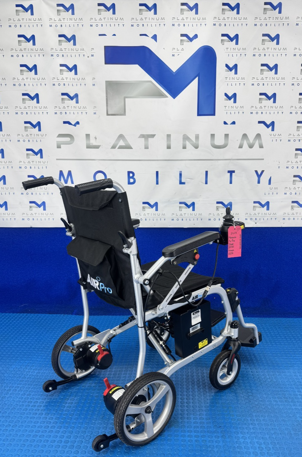 MONARCH AIR PRO LIGHTWEIGHT FOLDING POWERCHAIR 12.5KG TRAVEL 2449
