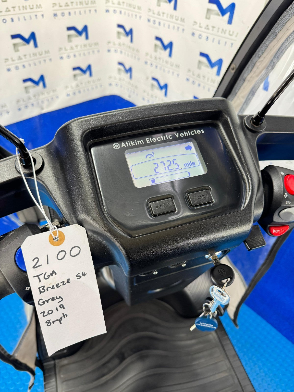 TGA Breeze S4 Canopy 8mph Road LARGE All Terrain Mobility Scooter Buggy 2100