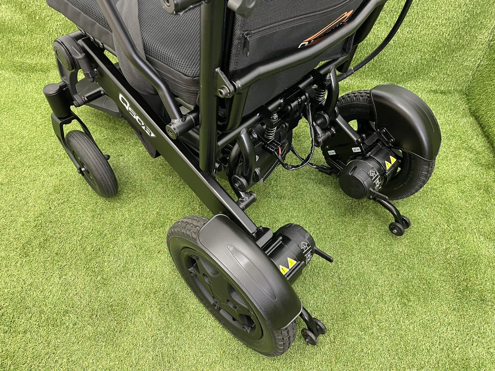 QUICKIE Q50R FOLDING 4MPH TRANSPORTABLE LITHIUM ELECTRIC POWERCHAIR WHEELCHAIR