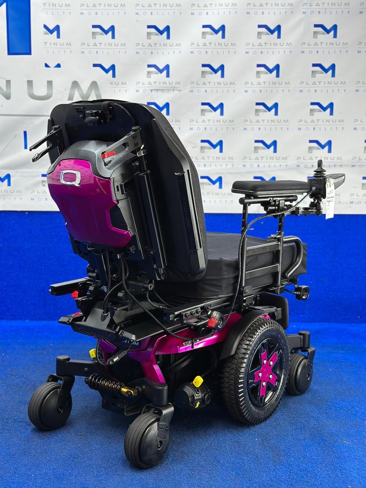 PRIDE QUANTUM EDGE 3 6 MPH ELECTRIC POWER WHEELCHAIR POWERCHAIR 1450