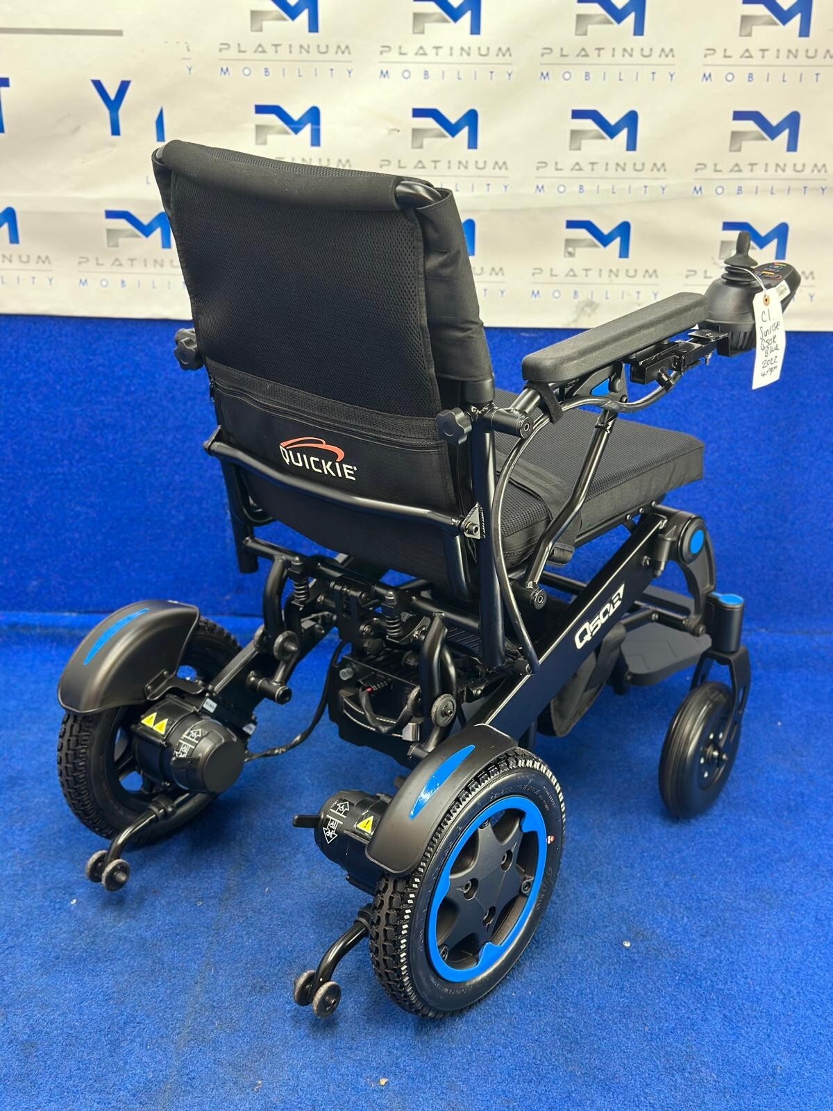 2022 QUICKIE SUNRISE Q50 FOLDING 4MPH FOLDING ELECTRIC WHEELCHAIR POWERCHAIR C1