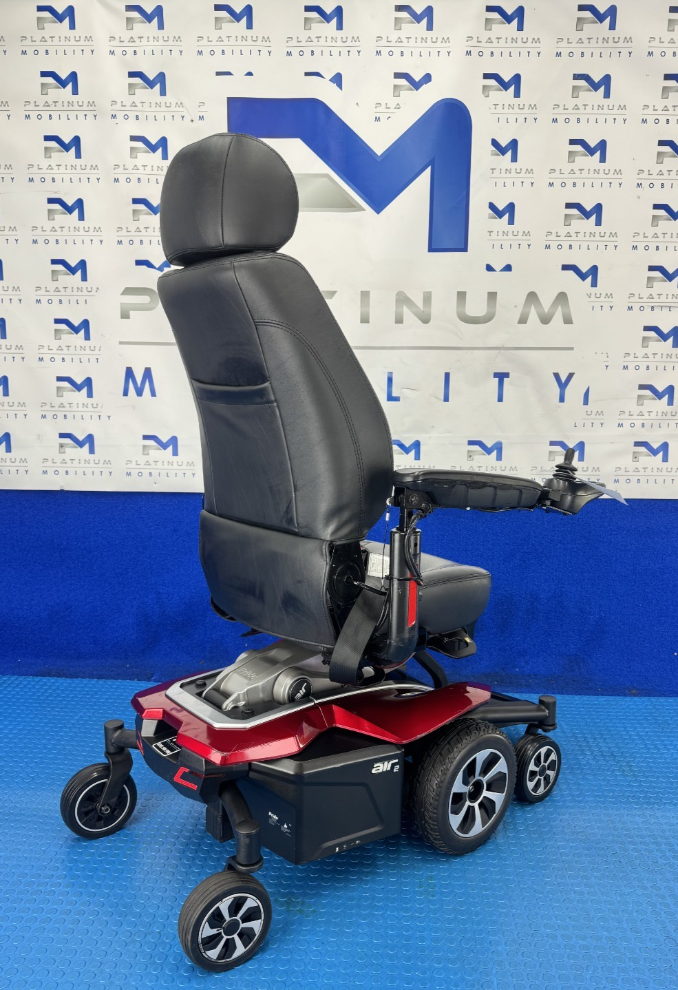 Pride Jazzy Air 2.0 Power Chair Electric Wheelchair with Electric Seat Lift 2318
