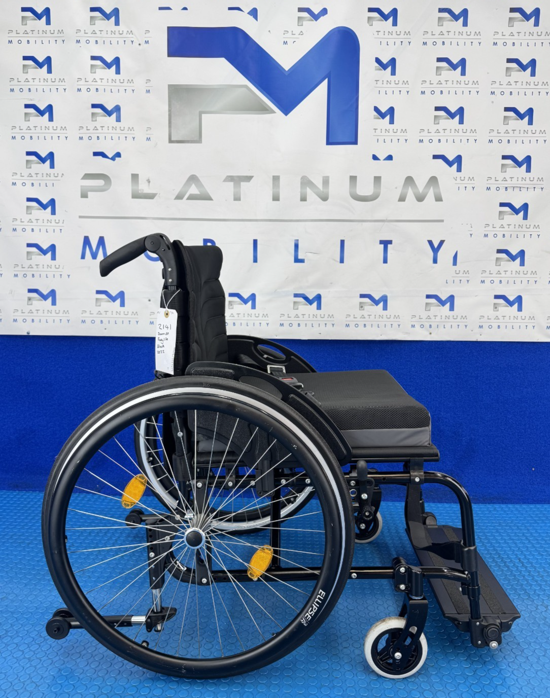 SUNRISE QUICKIE EASYLIFE R 17x17 MANUAL WHEELCHAIR LIGHTWEIGHT ACTIVE 2141