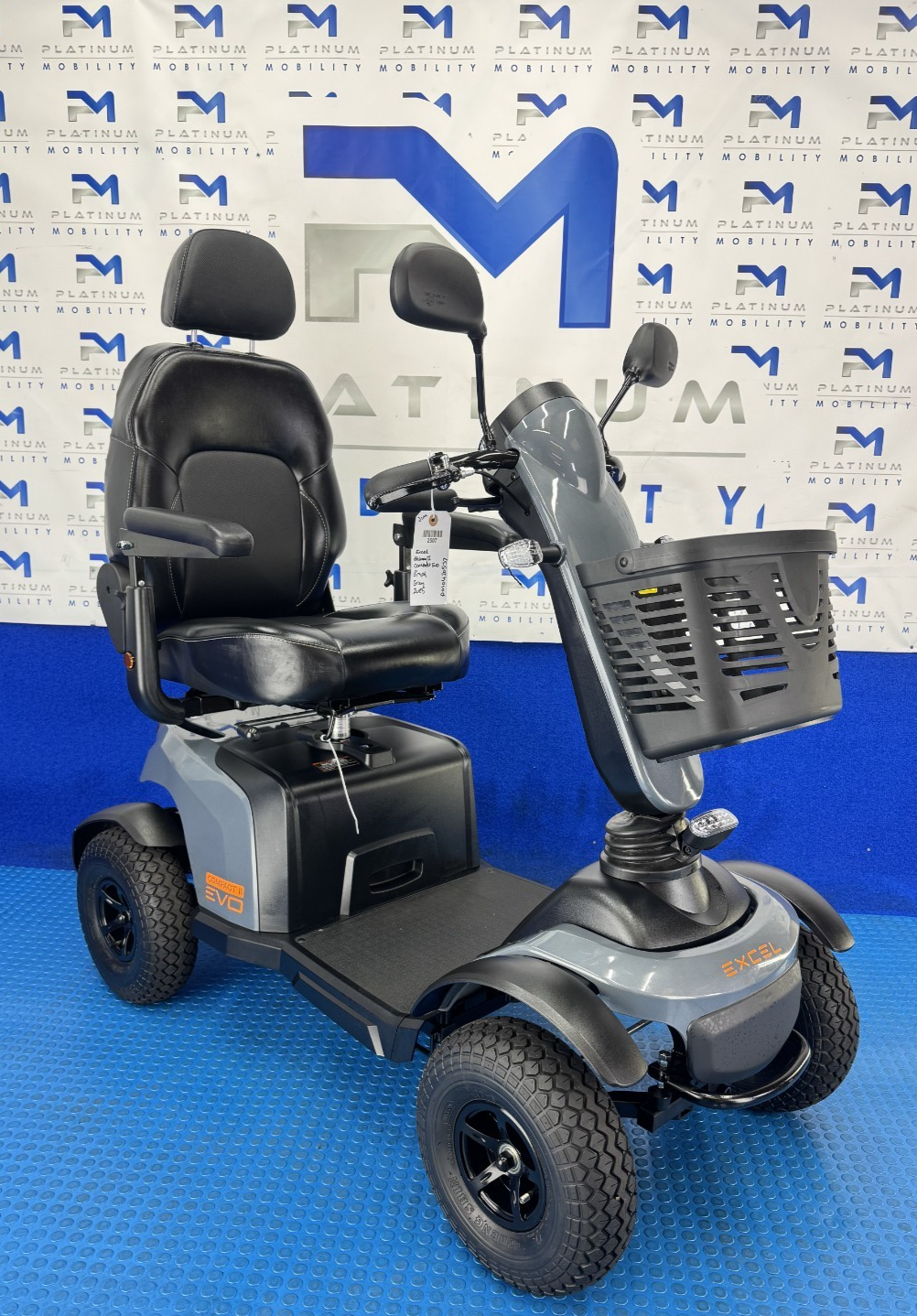 Excel Galaxy 2 Compact Evo Mobility Scooter 8MPH Lithium Battery Road Legal 2507