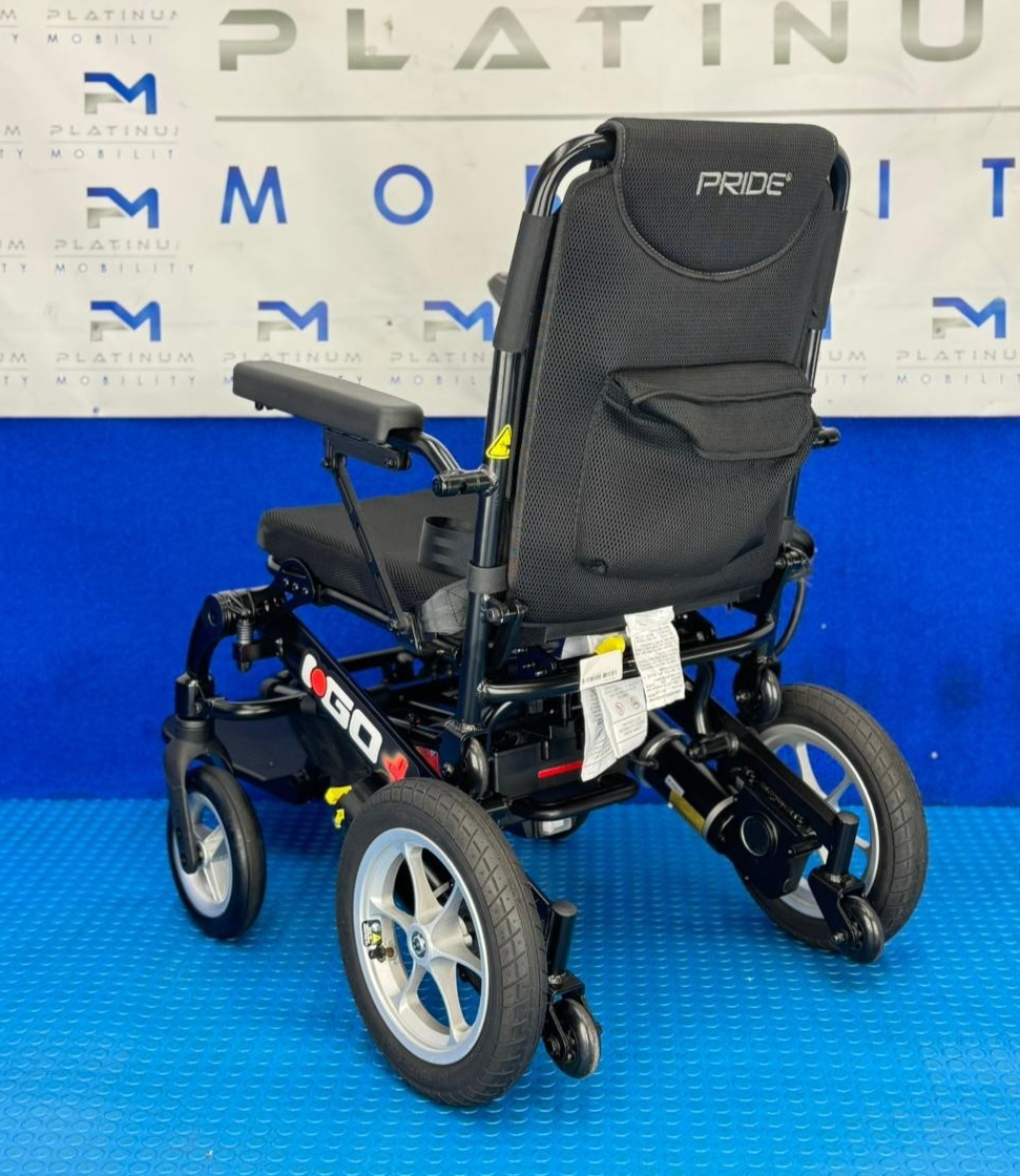 Pride iGo Plus Folding Powerchair 4Mph – Lightweight Electric Wheelchair 2208