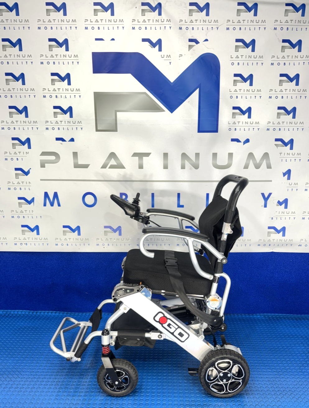 Pride iGo Plus Folding Powerchair 4Mph – Lightweight Electric Wheelchair 1732