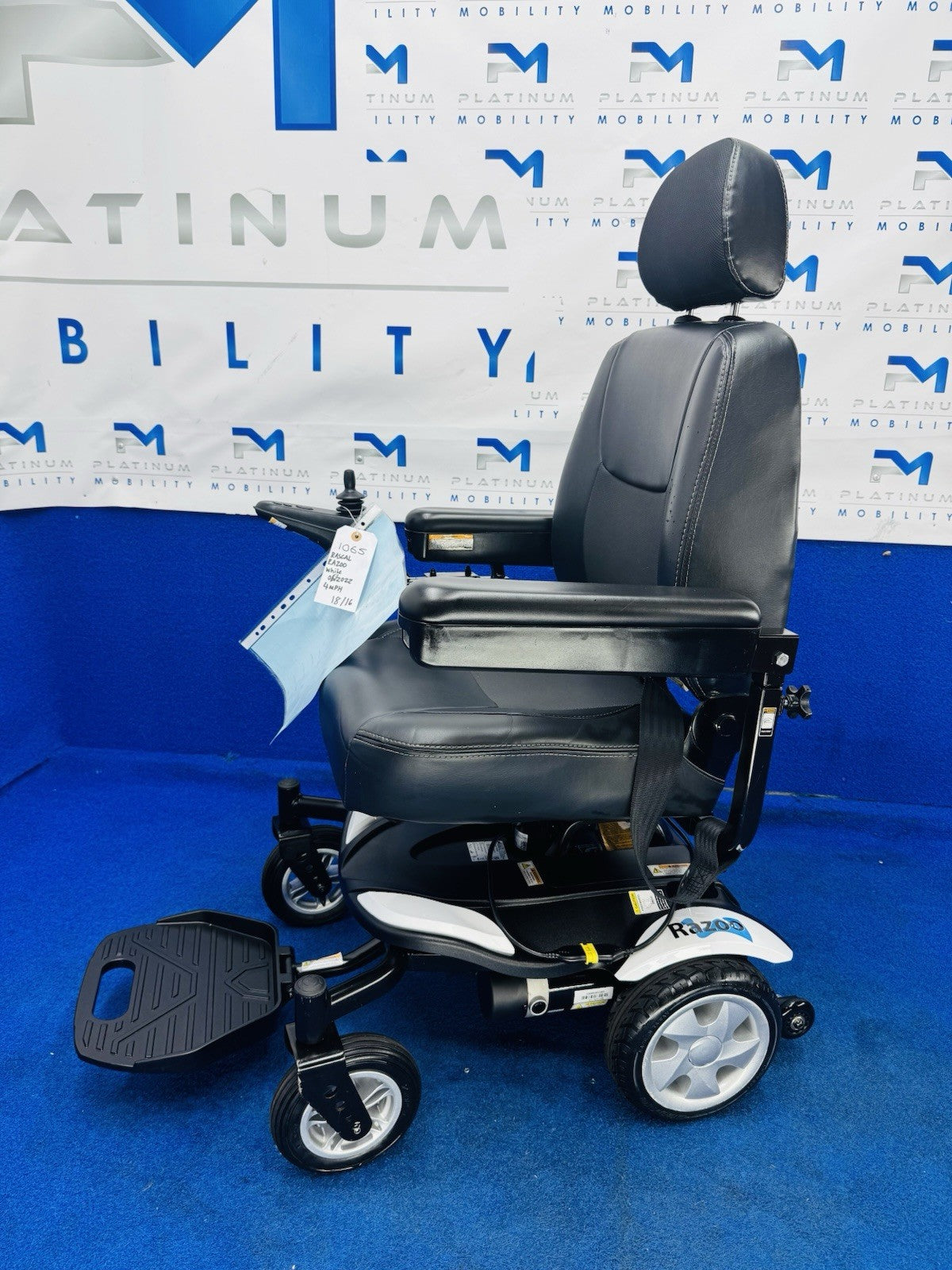 2023 Rascal Razoo With Manual Recline Electric Wheelchair Powerchair LOOKS NEW