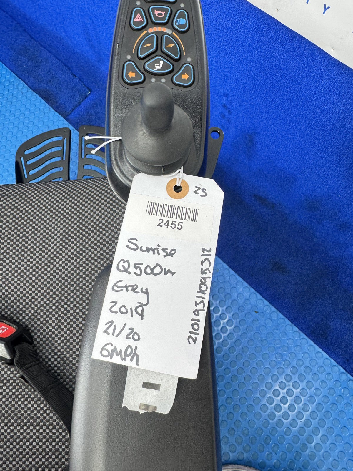 SUNRISE QUICKIE Q500M 6MPH ELECTRIC WHEELCHAIR RISER TILT POWERCHAIR 2455