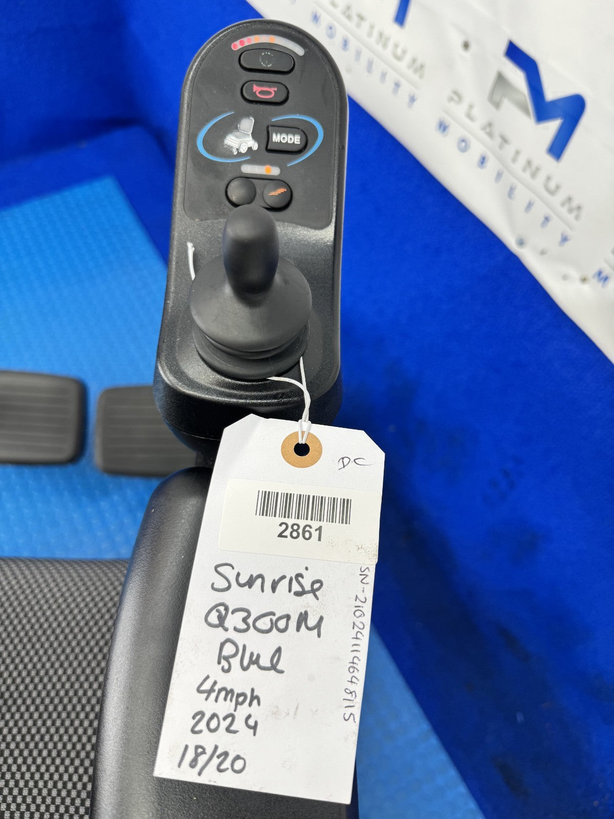 Sunrise Quickie Q300M Mini Powerchair 4 mph Electric Wheelchair 2861