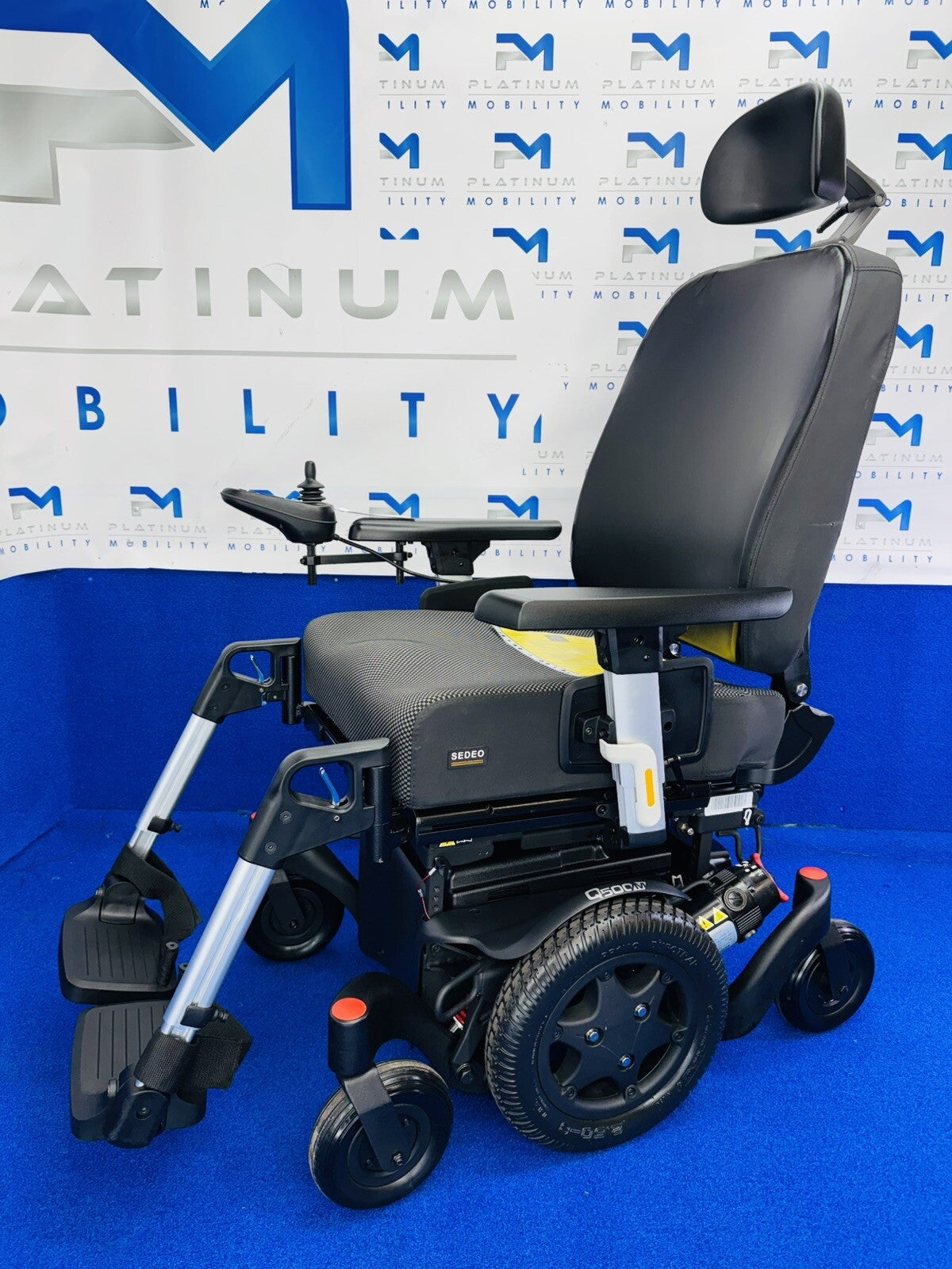 SUNRISE QUICKIE Q500 M 4MPH ELECTRIC MOBILITY POWERCHAIR WHEELCHAIR CHAIR