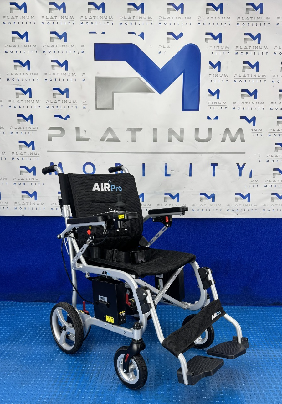 MONARCH AIR PRO LIGHTWEIGHT FOLDING POWERCHAIR 12.5KG TRAVEL 2486