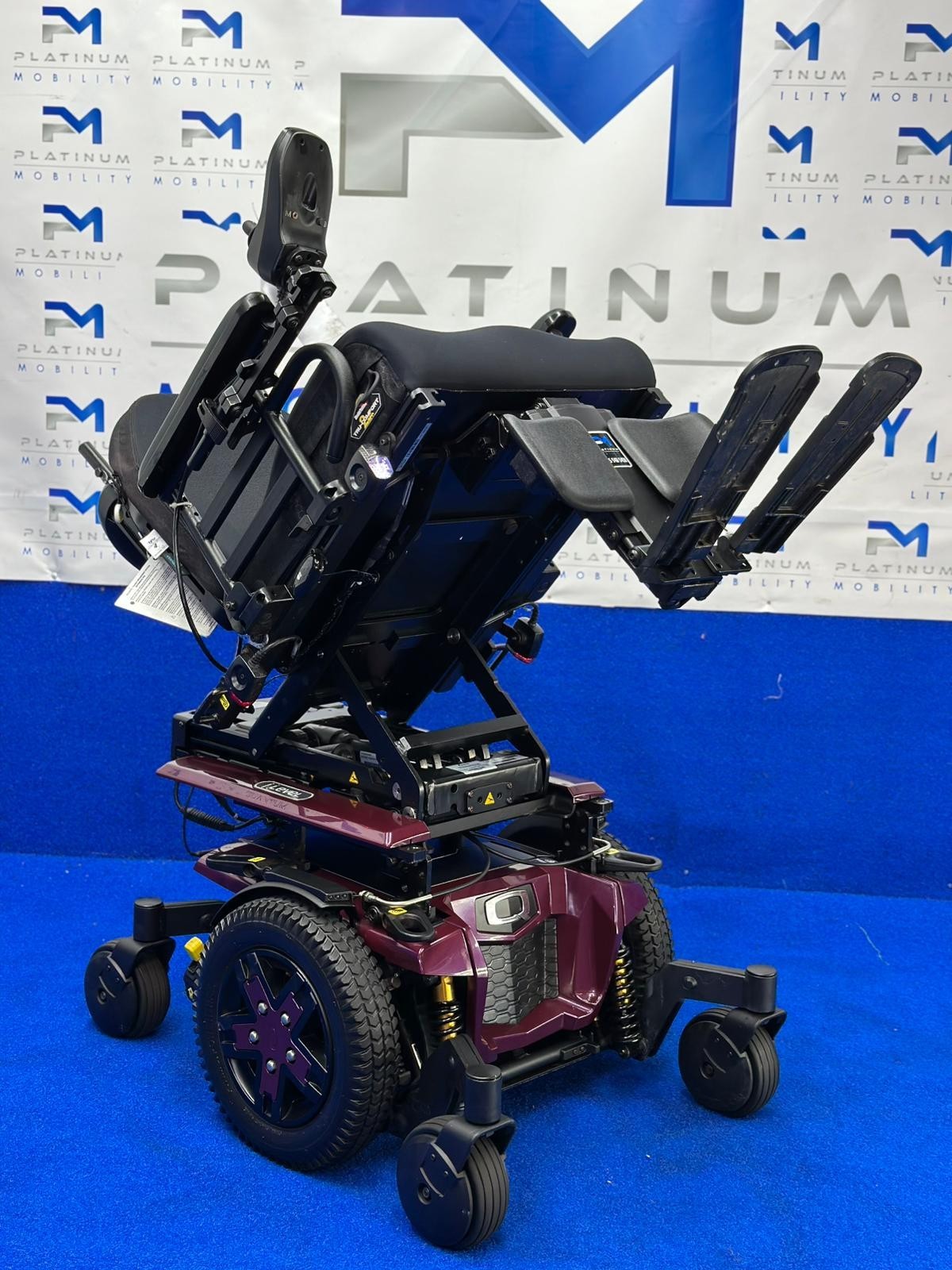 PRIDE QUANTUM EDGE 3 6 MPH ELECTRIC POWER WHEELCHAIR POWERCHAIR 1601