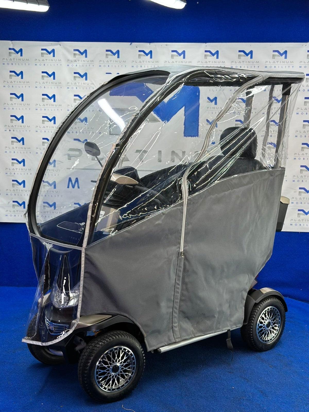 Used Electric Mobility Scooter With Hard Canopy Monarch Storm Road Legal 8mph