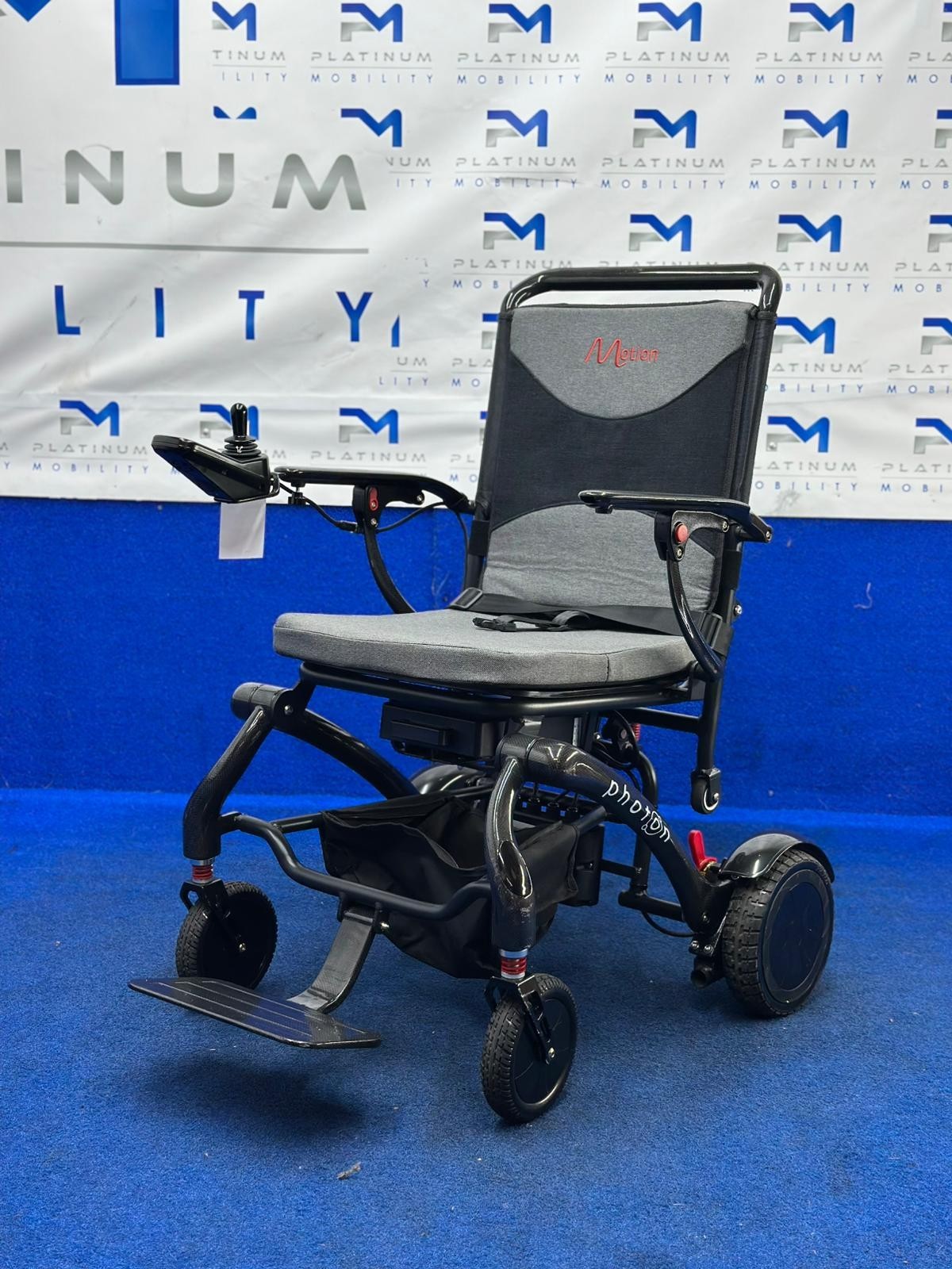 Carbon Fibre Ultra Lightweight Powerchair 15.8kg. Motion Photon Powerchair 1547
