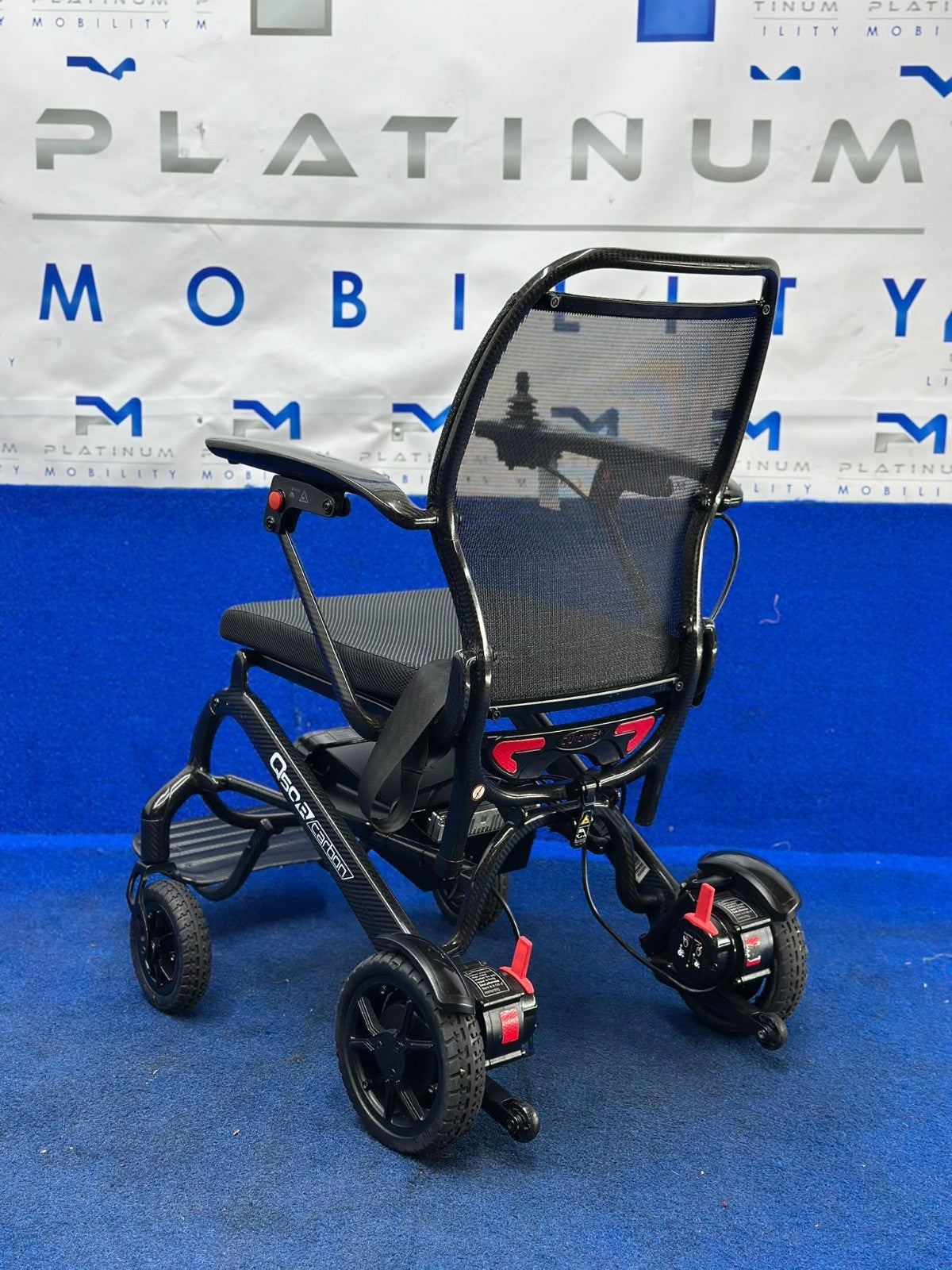 QUICKIE Q50R LIGHTWEIGHT CARBON FIBRE ELECTRIC POWERCHAIR FOLDING 4MPH 1620