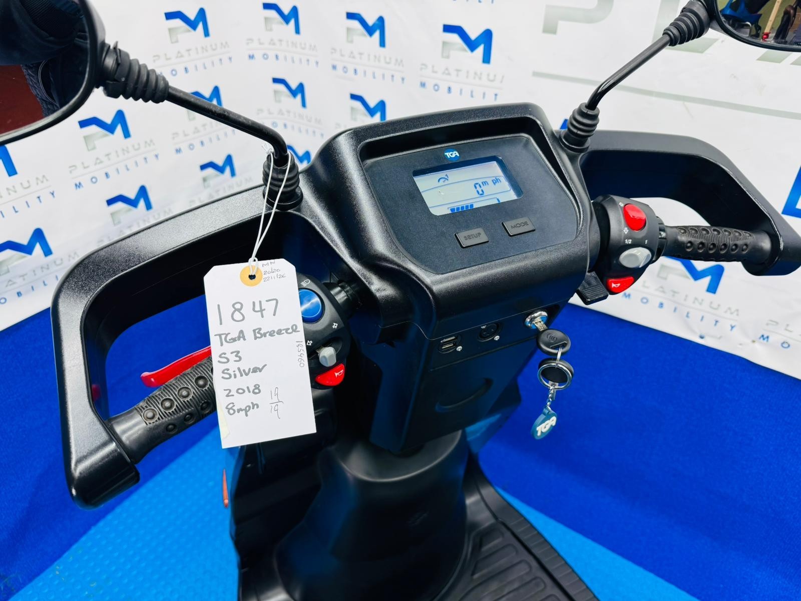 TGA Breeze S3 8MPH LARGE Mobility Scooter All Terrain 1847