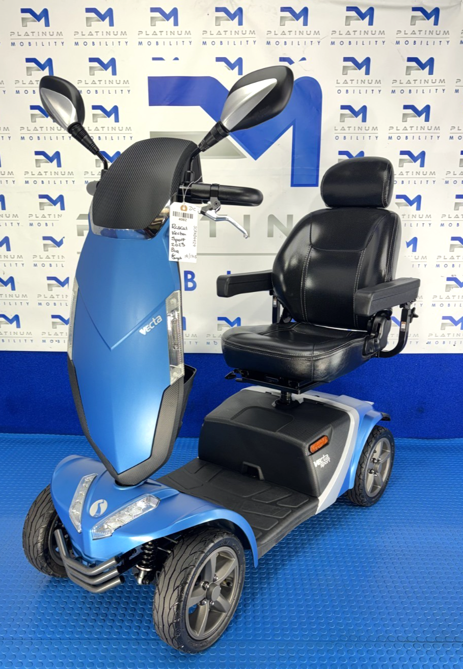 Rascal Vecta Sport Mobility Scooter 8mph Air Tyres New Batteries No VAT 4082