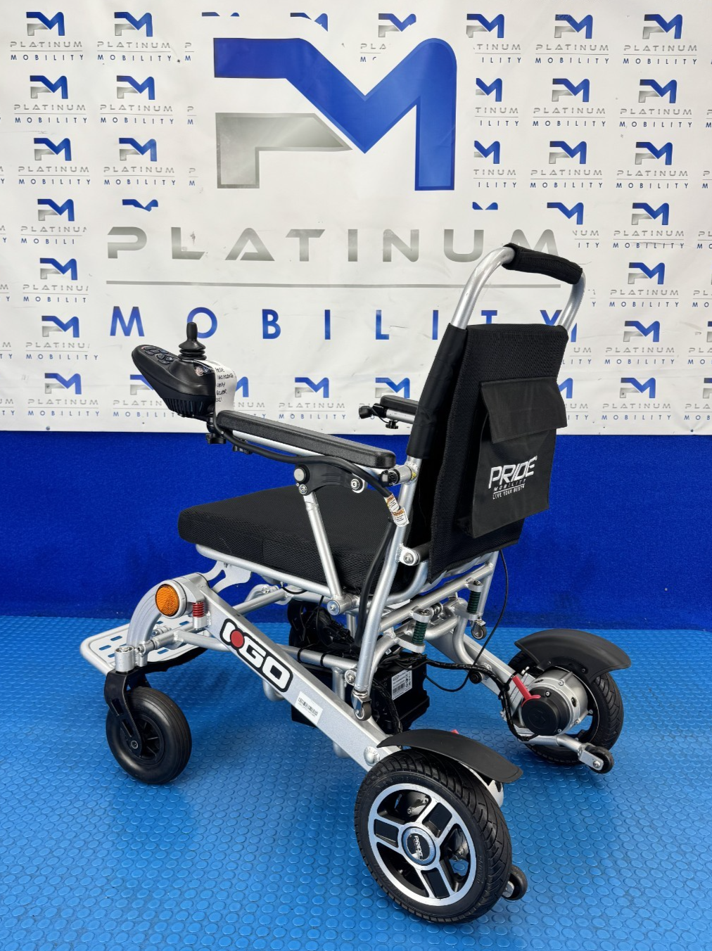 Pride iGo Plus Folding Powerchair 4Mph – Lightweight Electric Wheelchair 2228