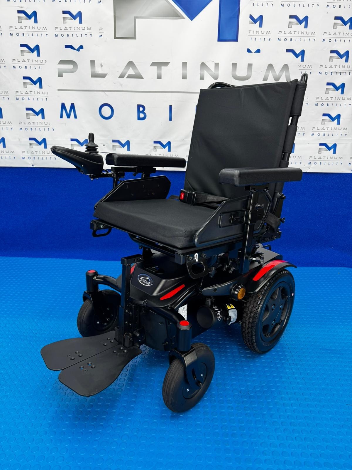SUNRISE Quickie Q100R 4 MPH Compact Mobility Electric Wheelchair Powerchair 1822