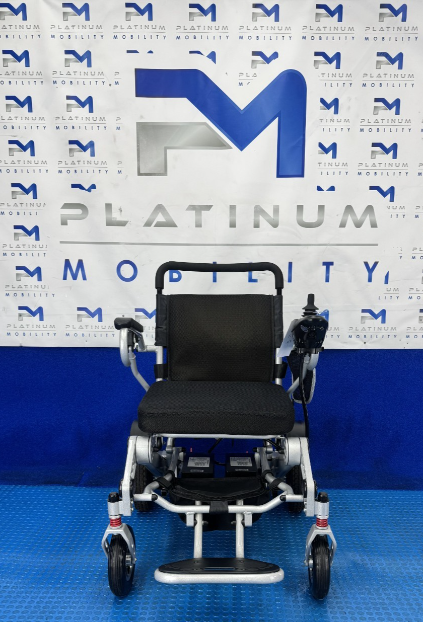 Mobility Plus Ultra-Light Folding Wheelchair 4Mph Lithium Battery Air Tyres 2512