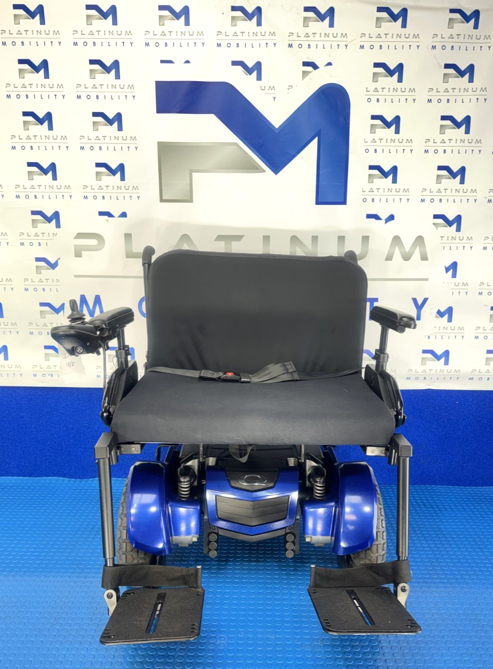 Quantum q1450 Powerchair - FWD 4mph New Batteries Solid Tyres No VAT 2465