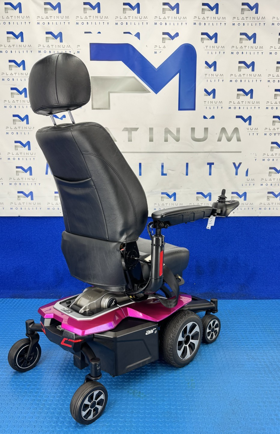 Pride Jazzy Air 2.0 Power Chair Electric Wheelchair with Electric Seat Lift 2863
