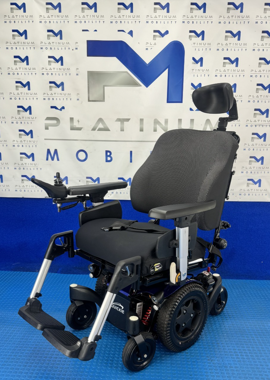 SUNRISE QUICKIE Q300M 6MPH ELECTRIC WHEELCHAIR RISER TILT POWERCHAIR 2824