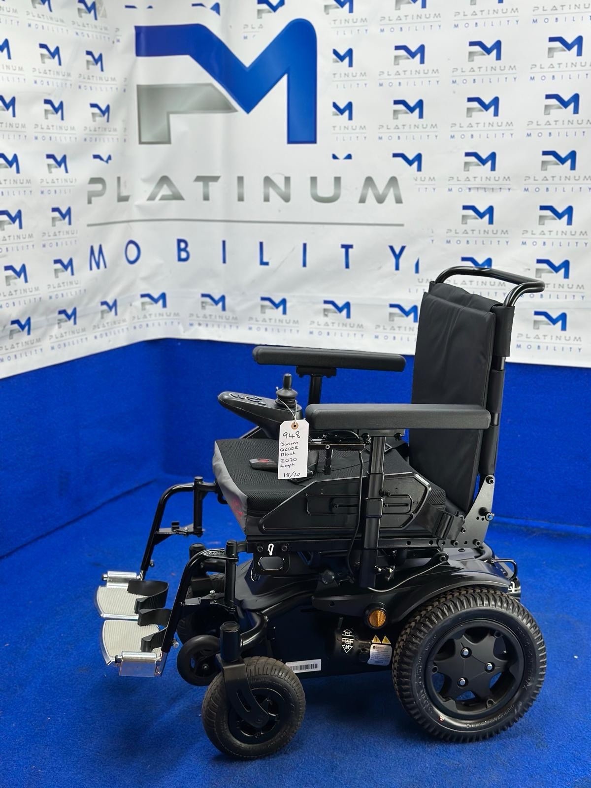 SUNRISE Q200R RWD 4MPH ELECTRIC SEAT MOBILITY SCOOTER POWERCHAIR WHEELCHAIR 948