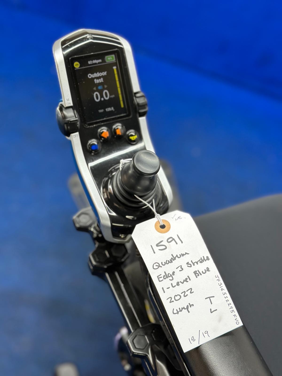 PRIDE QUANTUM EDGE 3 STRETTO 4 MPH ELECTRIC POWER WHEELCHAIR POWERCHAIR 1591