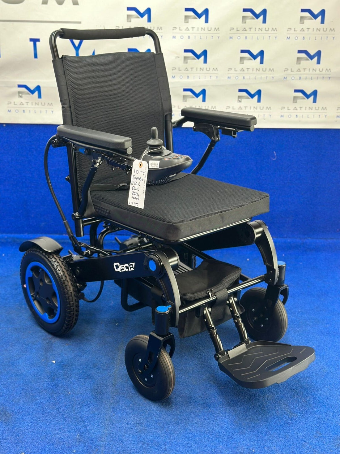 2024 SUNRISE Q50 R FOLDING 4MPH FOLDING ELECTRIC WHEELCHAIR POWERCHAIR 1017