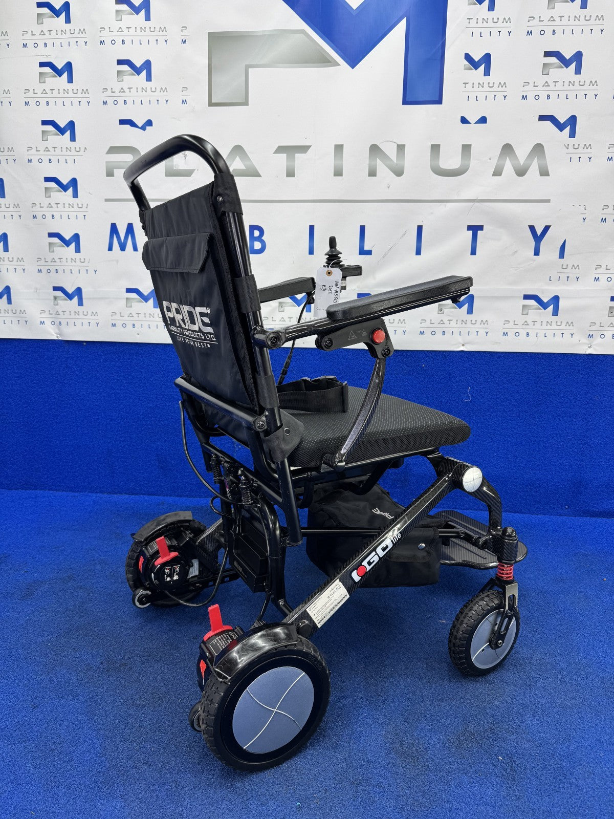 Pride I Go Lite Carbon Fibre Lightweight Portable Powerchair 18kg 4mph 1729