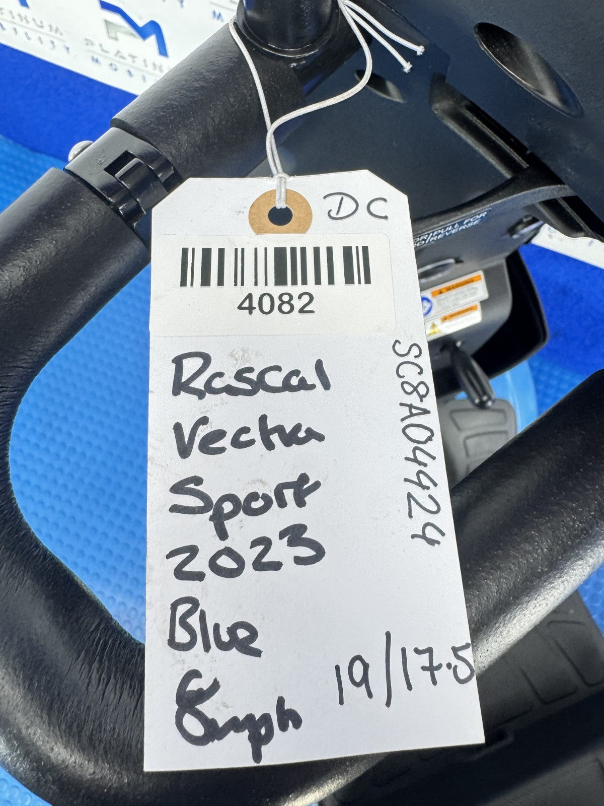 Rascal Vecta Sport Mobility Scooter 8mph Air Tyres New Batteries No VAT 4082