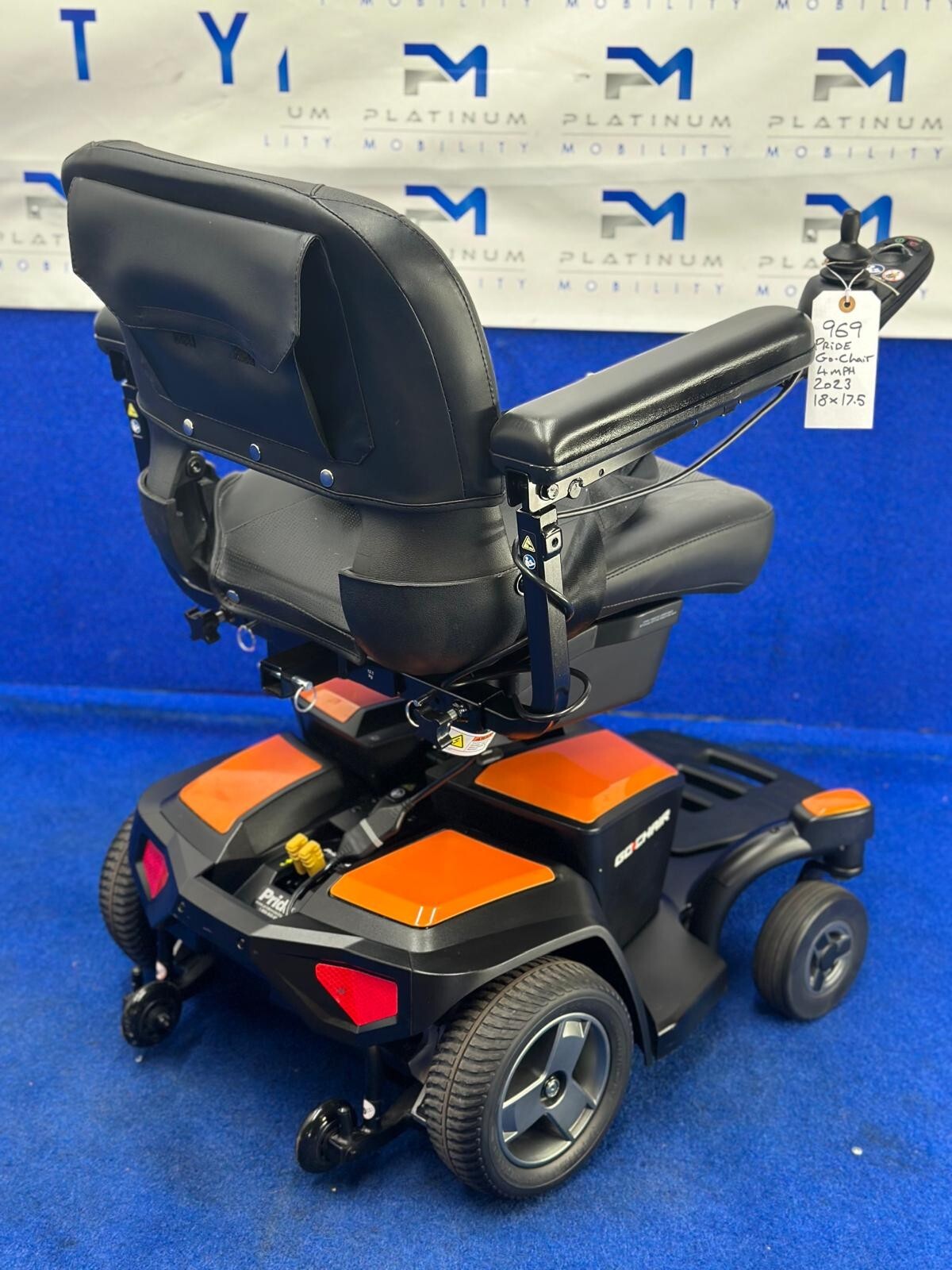 PRIDE GO CHAIR RWD 4MPH ELECTRIC TRANSPORTABLE MOBILITY POWERCHAIR WHEELCHAIR