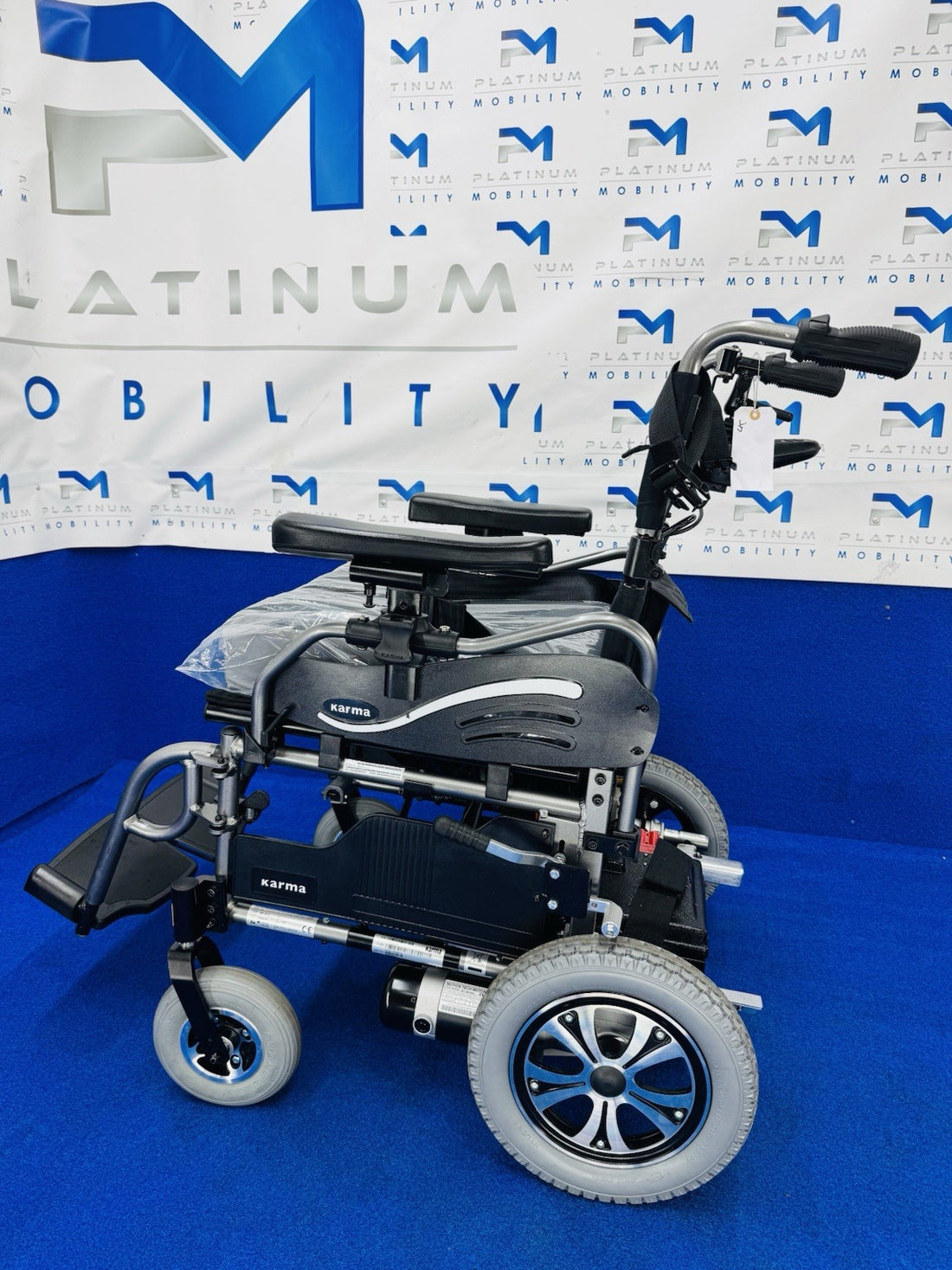 Karma Falcon KP-25 Powerchair – Attendant 4mph Lightweight Wheelchair (1280)