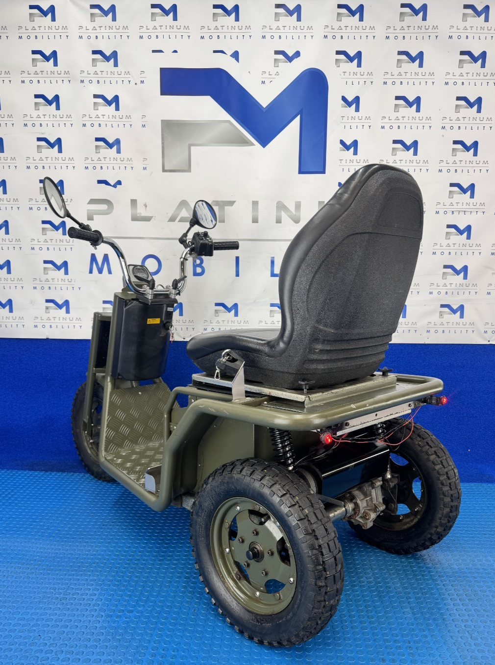 Beamer Tramper 3 Wheeler 8MPH Class 3, All Terrain Mobility Scooter 2484