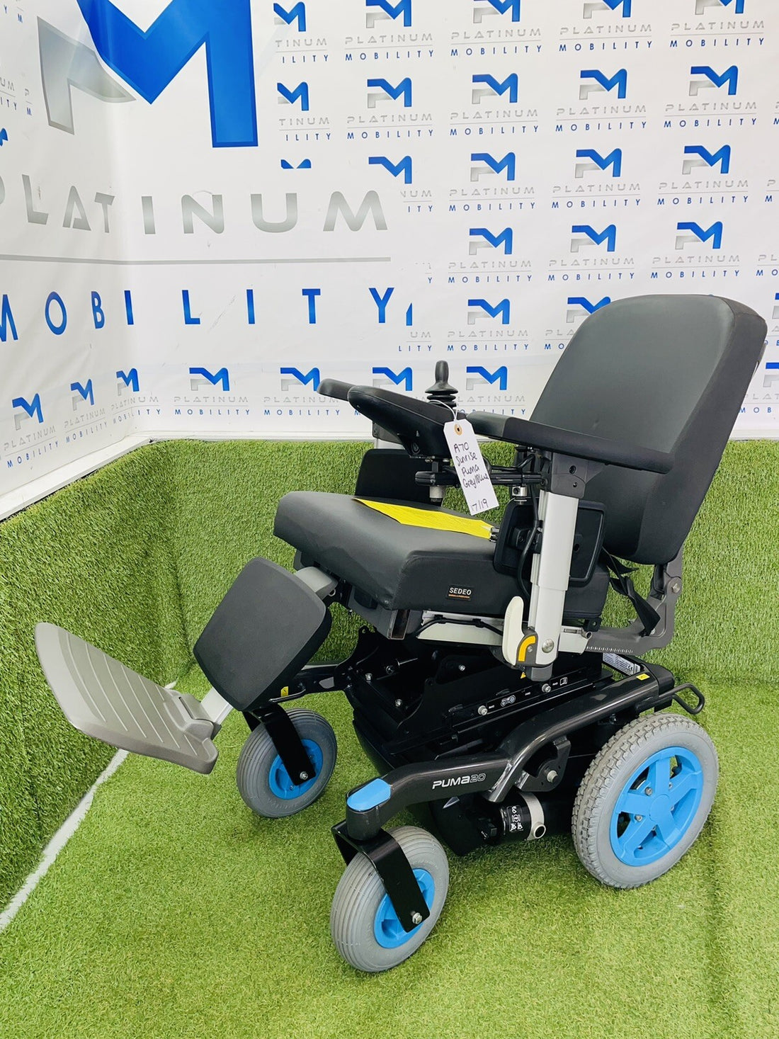 SUNRISE PUMA 20 SEDEO TILT 4 MPH ELECTRIC WHEELCHAIR MOBILITY POWERCHAIR