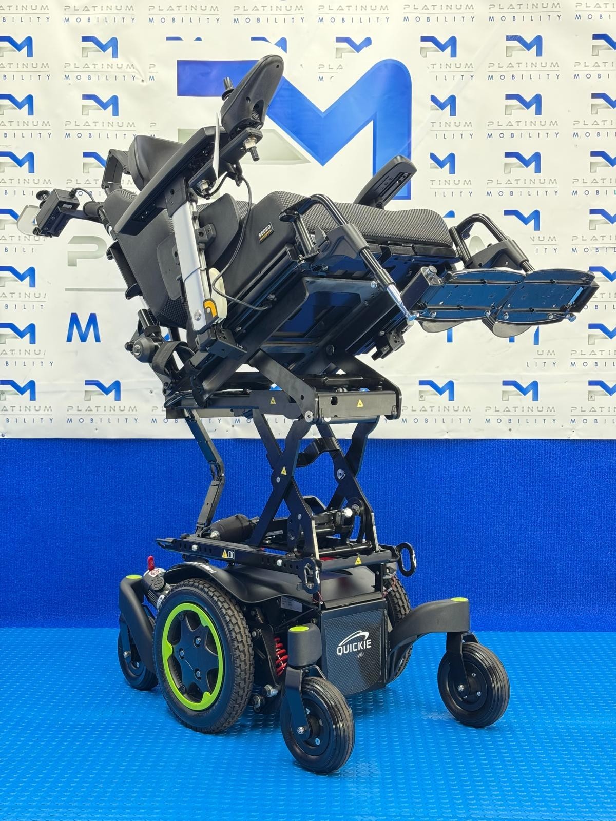 Sunrise Quickie Q300 Mini Powerchair 4mph Riser Electric Wheelchair Carer 1828
